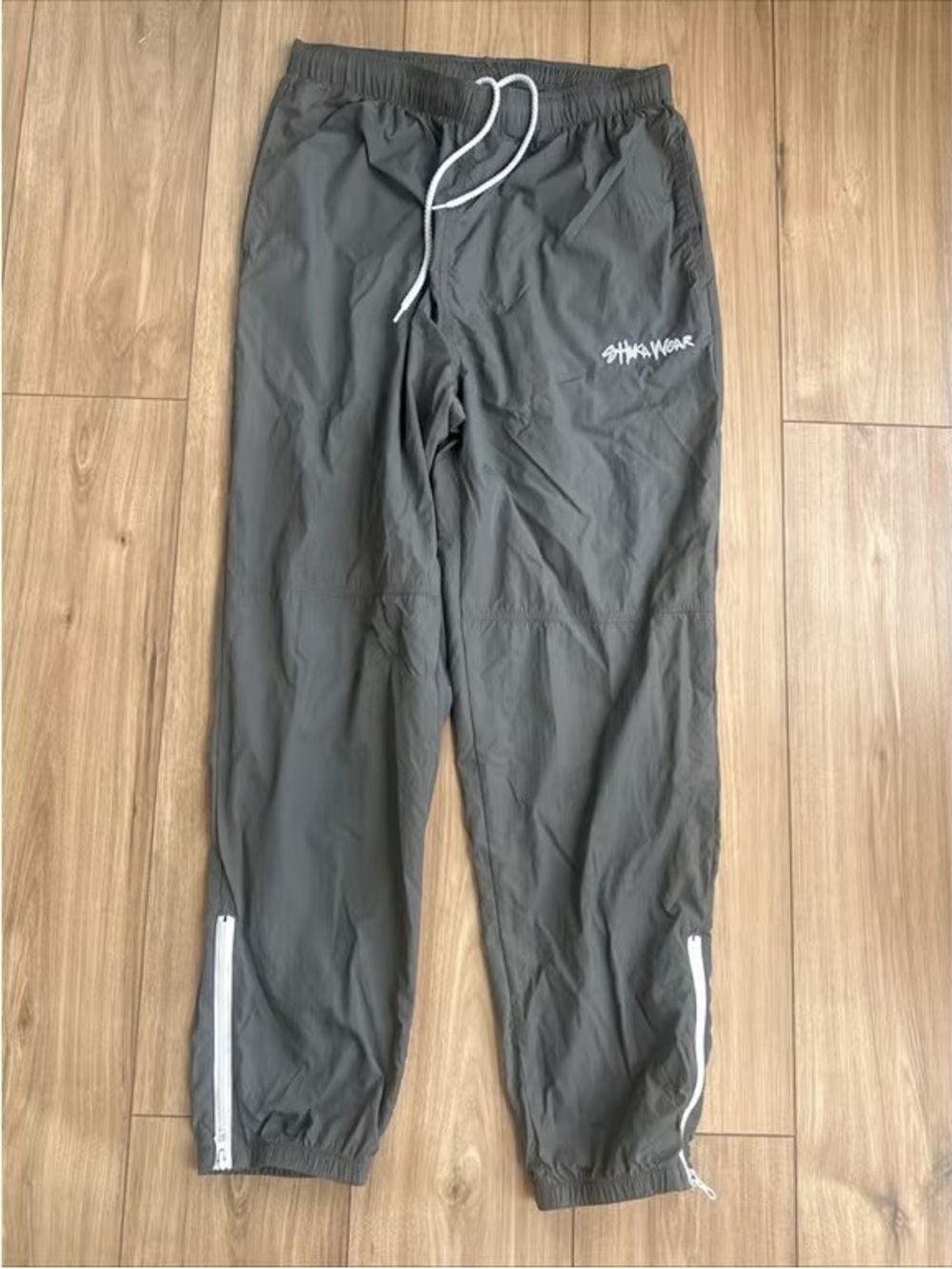 Men's Gray Athletic Track Pants